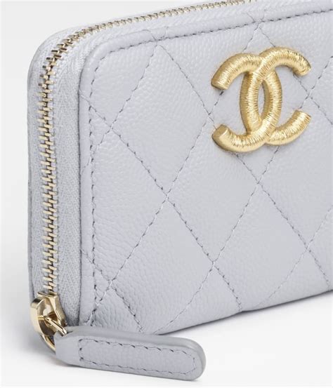 porte monaie chanel|zipped coin purse Chanel.